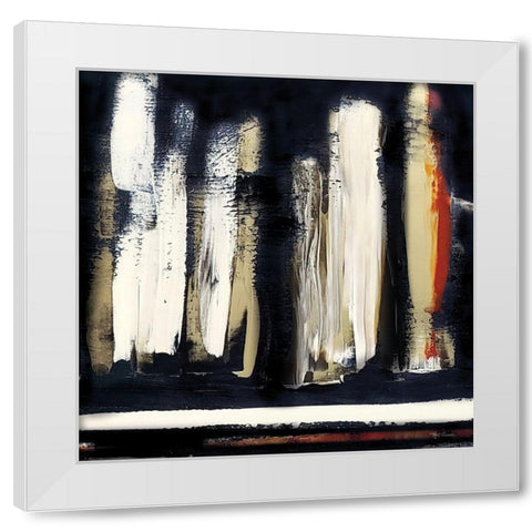 Modern Abstract III White Modern Wood Framed Art Print by Cusson, Marie Elaine