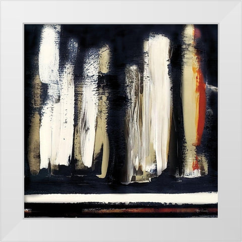 Modern Abstract III White Modern Wood Framed Art Print by Cusson, Marie Elaine