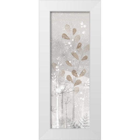 Golden Forest panel IV White Modern Wood Framed Art Print by Northern Lights