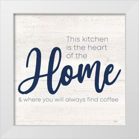 Coffee Kitchen Humor VI-Home White Modern Wood Framed Art Print by Reed, Tara