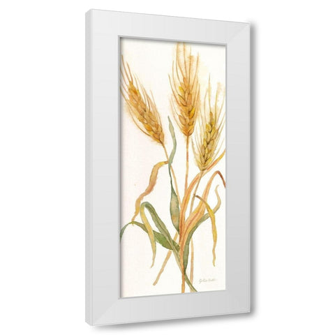 Fall Botanical Panel IV White Modern Wood Framed Art Print by Coulter, Cynthia