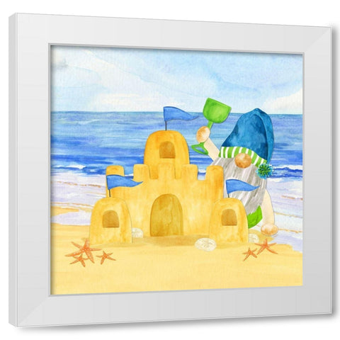 Gnomes of Summer II White Modern Wood Framed Art Print by Reed, Tara