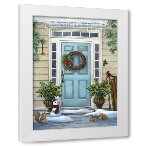 Cheery Threshold II White Modern Wood Framed Art Print by Wilson, Kelsey