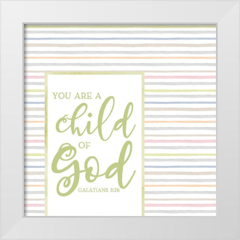 Girl Inspiration II-Child of God White Modern Wood Framed Art Print by Reed, Tara