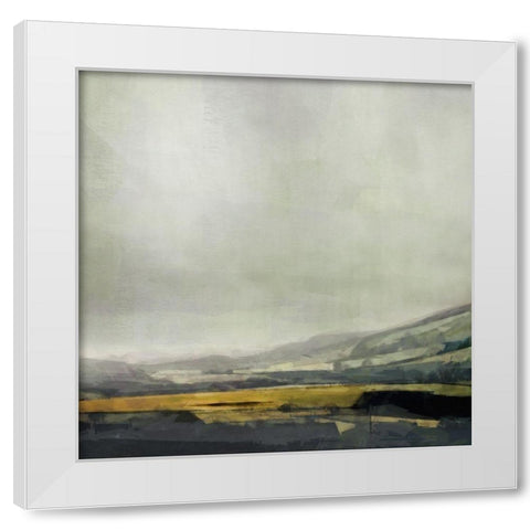 Lit  Landscape White Modern Wood Framed Art Print by Bay, Noah