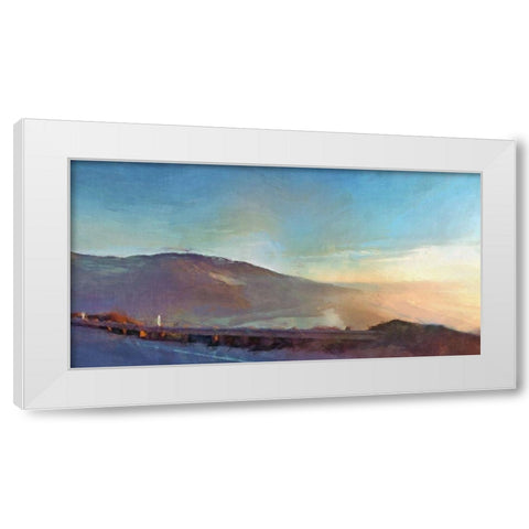 Sublime  Coast White Modern Wood Framed Art Print by Bay, Noah