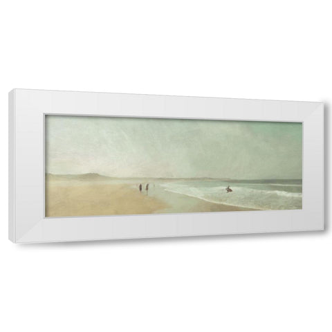 Towards  the Headland White Modern Wood Framed Art Print by Bay, Noah