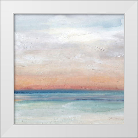 Serene  Scene Bright II White Modern Wood Framed Art Print by Coulter, Cynthia