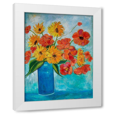 Full of Hope White Modern Wood Framed Art Print by Fine, Alexi