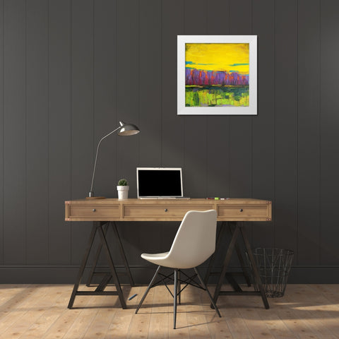 Dream Forest White Modern Wood Framed Art Print by Fine, Alexi
