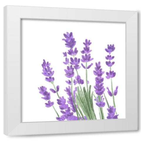 Wildflower  Group II White Modern Wood Framed Art Print by Bannarot