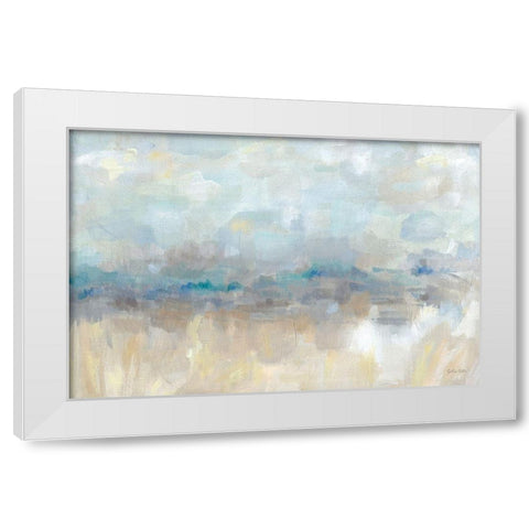 Abstract  Field White Modern Wood Framed Art Print by Coulter, Cynthia