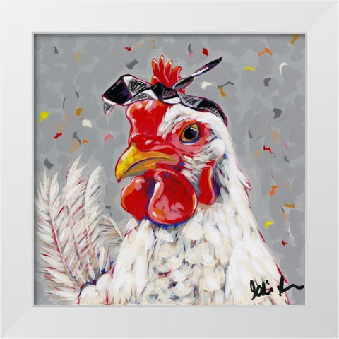 Farm  Pop-Rosie White Modern Wood Framed Art Print by Augustine, Jodi