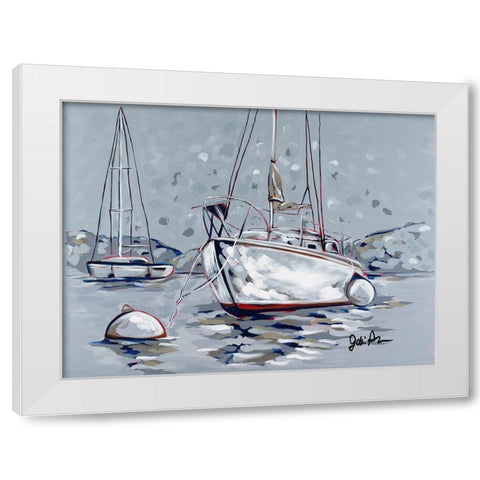 Nautical Display I White Modern Wood Framed Art Print by Augustine, Jodi