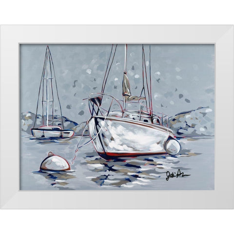 Nautical Display I White Modern Wood Framed Art Print by Augustine, Jodi