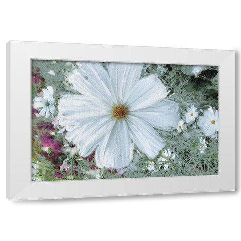 Garden Dream III White Modern Wood Framed Art Print by Cusson, Marie Elaine