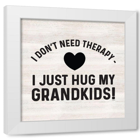 Grandparent Life III-Therapy 2 White Modern Wood Framed Art Print by Reed, Tara
