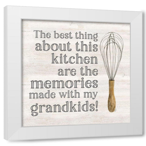 Grandparent Life VII-Memories White Modern Wood Framed Art Print by Reed, Tara