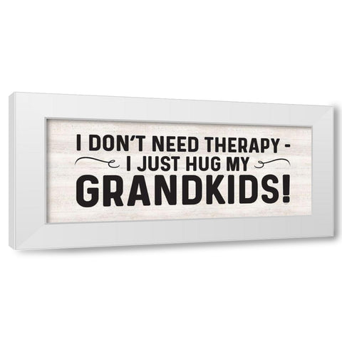 Grandparent Life panel II-Therapy White Modern Wood Framed Art Print by Reed, Tara