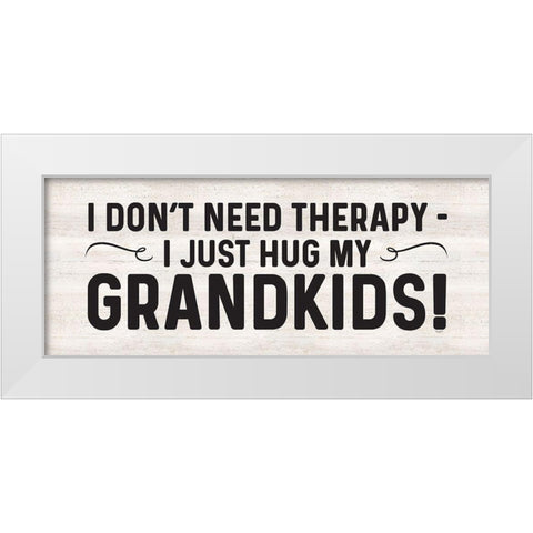 Grandparent Life panel II-Therapy White Modern Wood Framed Art Print by Reed, Tara