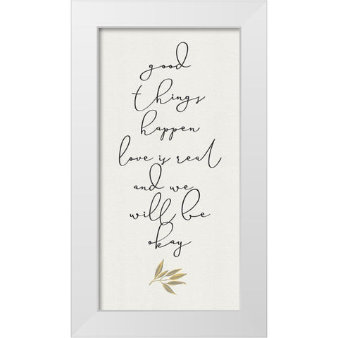 Botanical  Inspiration panel yellow gray I-Good Things White Modern Wood Framed Art Print by HM Design