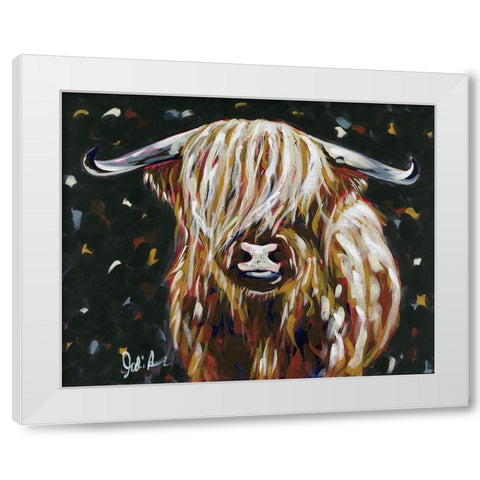 Harriet White Modern Wood Framed Art Print by Augustine, Jodi