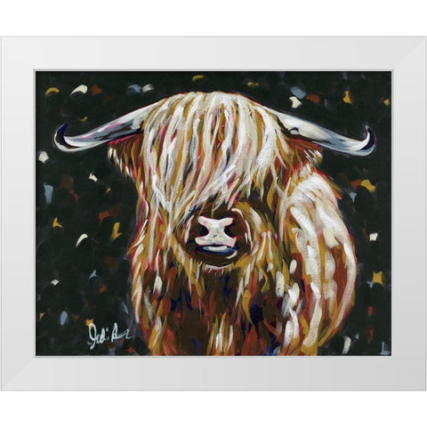 Harriet White Modern Wood Framed Art Print by Augustine, Jodi