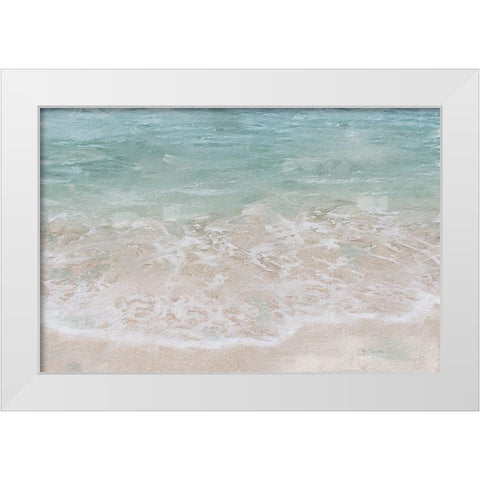 Beach  Shore V White Modern Wood Framed Art Print by Cusson, Marie Elaine