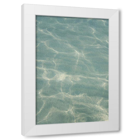Beach  Shore VII White Modern Wood Framed Art Print by Cusson, Marie Elaine