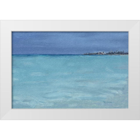 Beach  Shore XII White Modern Wood Framed Art Print by Cusson, Marie Elaine