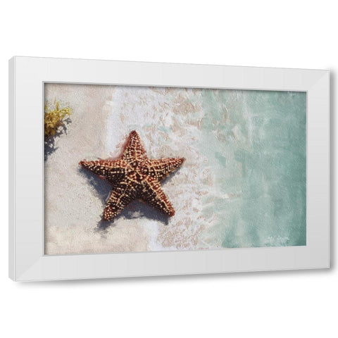 Beach  Shore XIV White Modern Wood Framed Art Print by Cusson, Marie Elaine