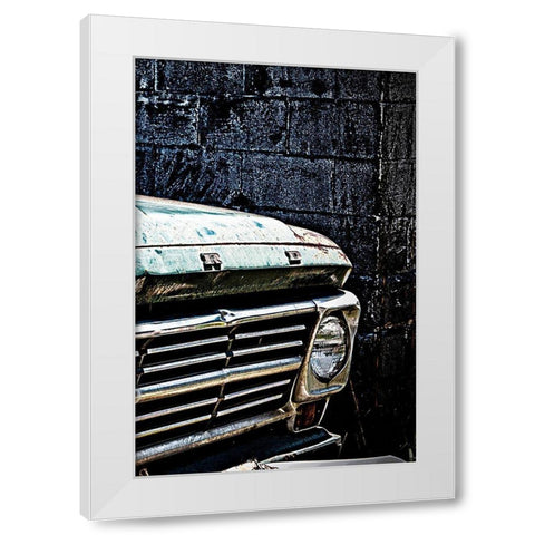 In  the Middle of Nowhere White Modern Wood Framed Art Print by Manelis, Jessica