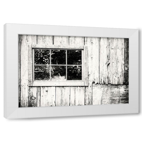 Out  the Window White Modern Wood Framed Art Print by Manelis, Jessica