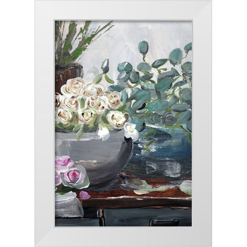 Created  in Variety White Modern Wood Framed Art Print by Chapman, Marcy