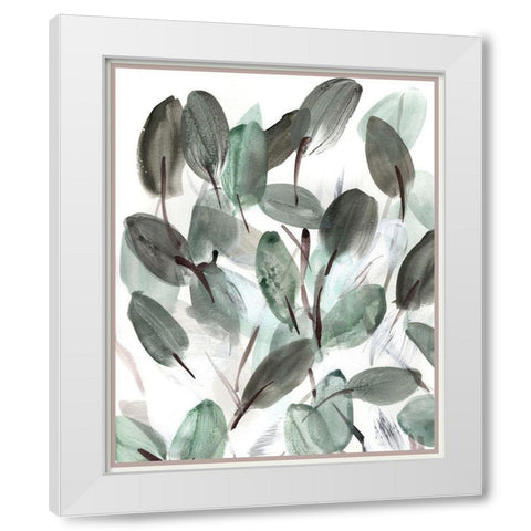 Farmhouse  Leafy I White Modern Wood Framed Art Print by Chapman, Marcy