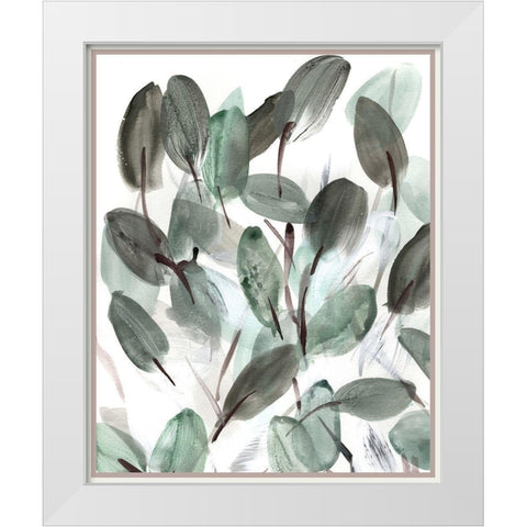 Farmhouse  Leafy I White Modern Wood Framed Art Print by Chapman, Marcy