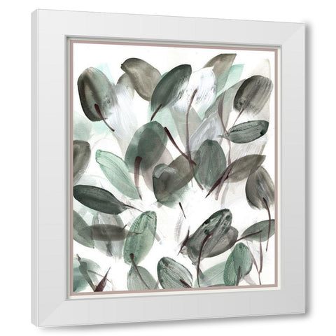 Farmhouse  Leafy II White Modern Wood Framed Art Print by Chapman, Marcy