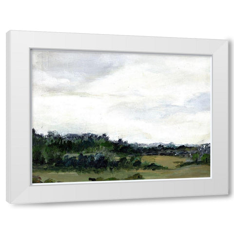 Open  Skies White Modern Wood Framed Art Print by Chapman, Marcy
