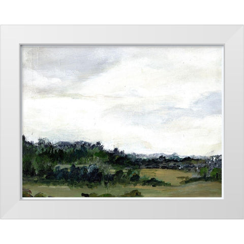 Open  Skies White Modern Wood Framed Art Print by Chapman, Marcy