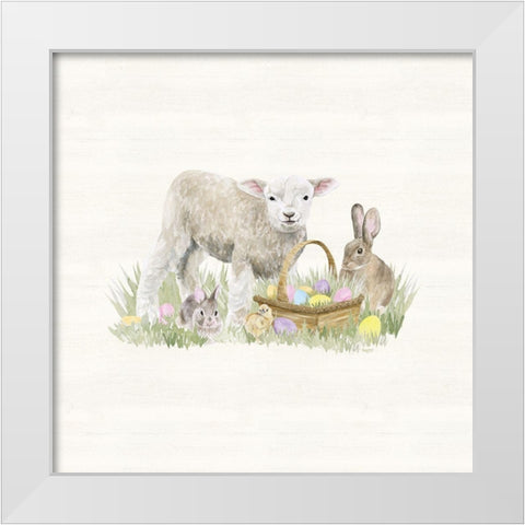 Farmhouse  Easter II White Modern Wood Framed Art Print by Reed, Tara