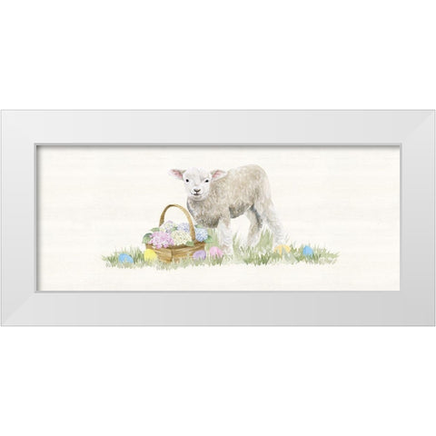 Farmhouse  Easter panel I White Modern Wood Framed Art Print by Reed, Tara