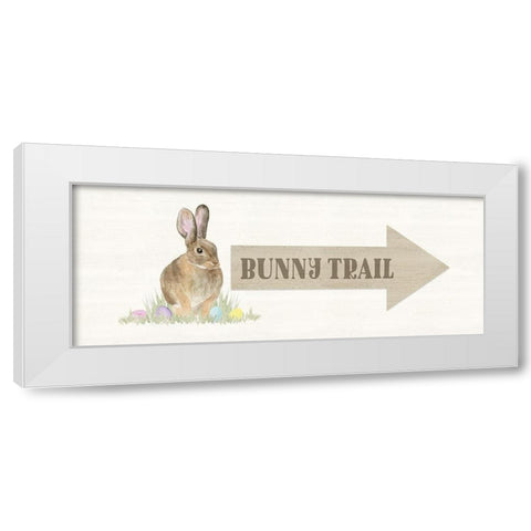 Farmhouse  Easter panel II White Modern Wood Framed Art Print by Reed, Tara