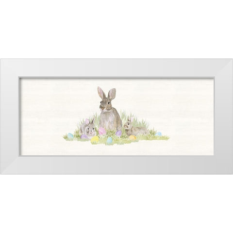 Farmhouse  Easter panel III White Modern Wood Framed Art Print by Reed, Tara