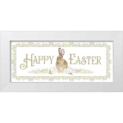 Vintage  Easter panel I White Modern Wood Framed Art Print by Reed, Tara