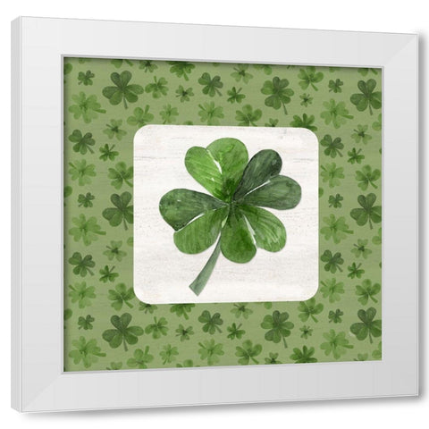 Shamrock  Rainbows VI White Modern Wood Framed Art Print by Reed, Tara
