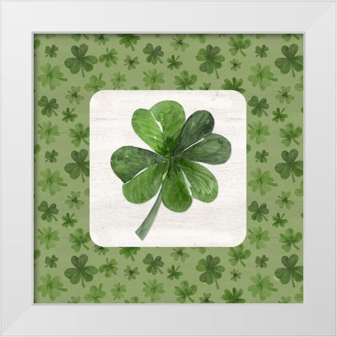 Shamrock  Rainbows VI White Modern Wood Framed Art Print by Reed, Tara
