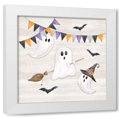 Sit a Spell I White Modern Wood Framed Art Print by Reed, Tara