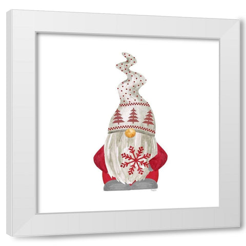 Nordic Gnomes IV White Modern Wood Framed Art Print by Reed, Tara