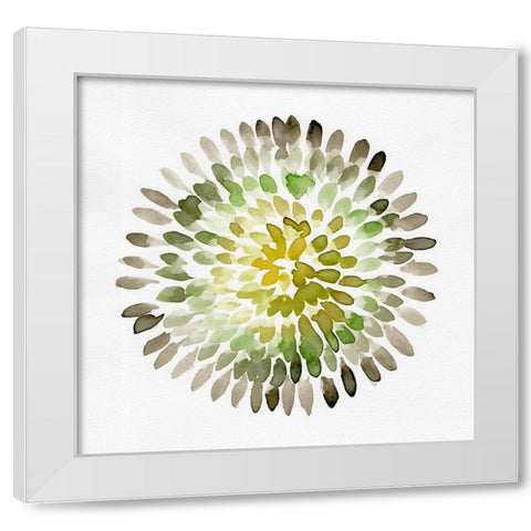 Burst Abstract I White Modern Wood Framed Art Print by Chapman, Marcy