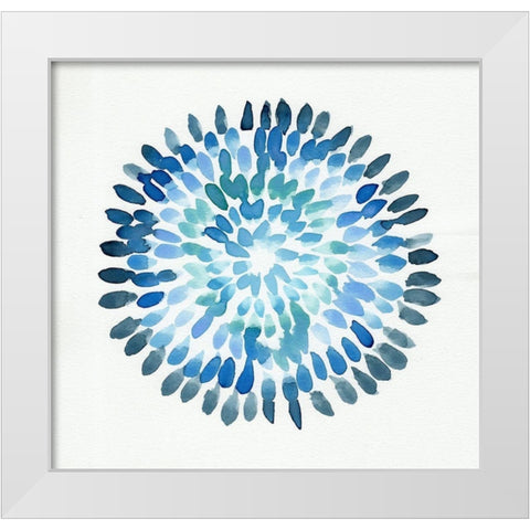 Burst Abstract II White Modern Wood Framed Art Print by Chapman, Marcy